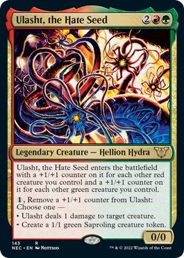 Ulasht, the Hate Seed (Commander: Kamigawa: Neon Dynasty) Light Play