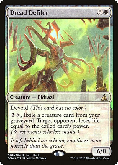 Dread Defiler (Promos: Unique and Miscellaneous) Light Play Foil