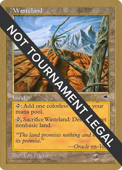 Wasteland - 1998 Randy Buehler (TMP) (SB) (World Championship Decks) Medium Play