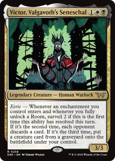 Victor, Valgavoth's Seneschal (Promo Pack: Duskmourn: House of Horror) Near Mint
