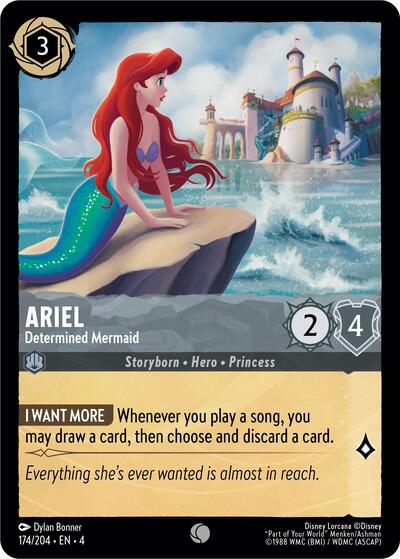 Ariel - Determined Mermaid (Ursula's Return) Near Mint