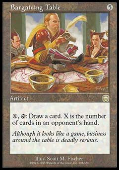 Bargaining Table (Mercadian Masques) Medium Play Foil