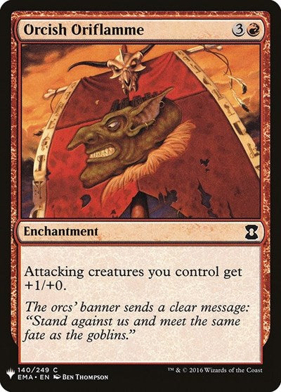 Orcish Oriflamme (Mystery Booster) Near Mint