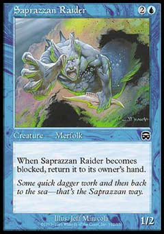 Saprazzan Raider (Mercadian Masques) Medium Play