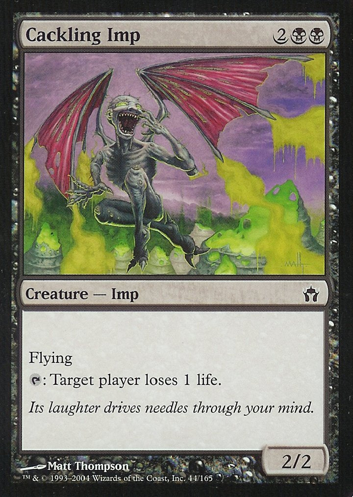 Cackling Imp (Fifth Dawn) Medium Play Foil