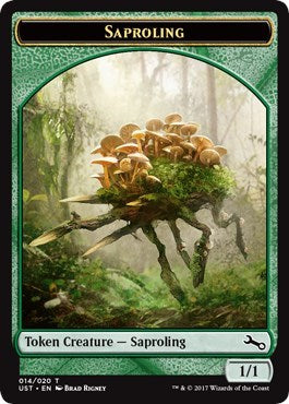 Saproling Token (Unstable) Light Play Foil