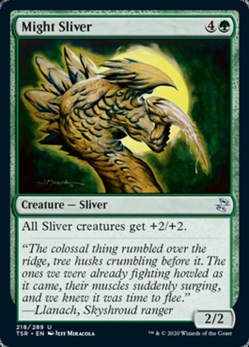Might Sliver (Time Spiral Remastered) Near Mint Foil