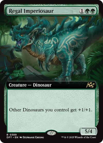 Regal Imperiosaur (Extended Art) (Aetherdrift) Near Mint Foil