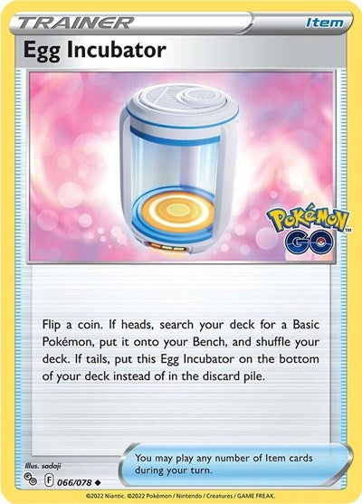 Egg Incubator (Pokemon GO) Light Play Reverse Holofoil