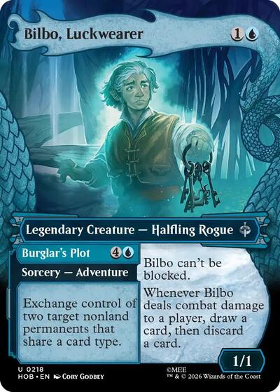 Bilbo, Luckwearer (Showcase) (The Hobbit) Near Mint Foil