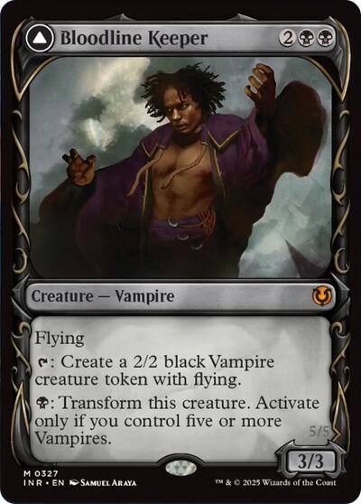 Bloodline Keeper (Showcase) (Innistrad Remastered) Damaged / Poor Foil