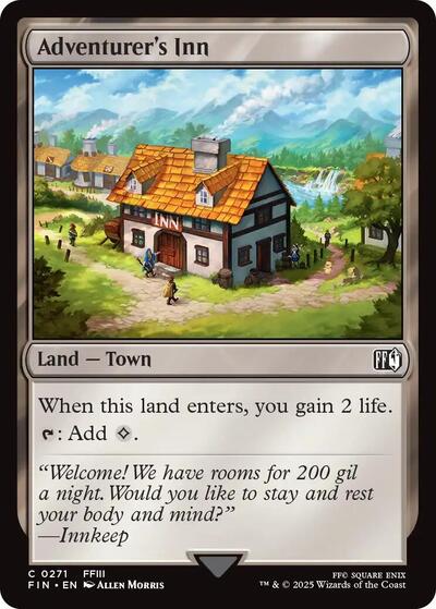 Adventurer's Inn (Universes Beyond: FINAL FANTASY) Light Play Foil
