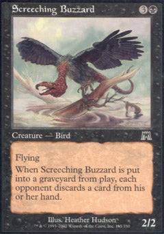 Screeching Buzzard (Onslaught) Light Play Foil