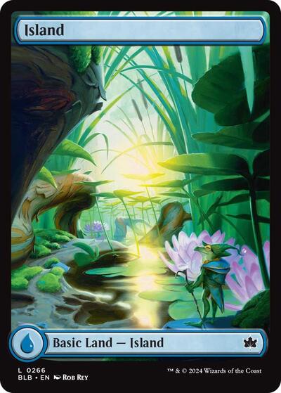 Island (0266) (Bloomburrow) Near Mint Foil