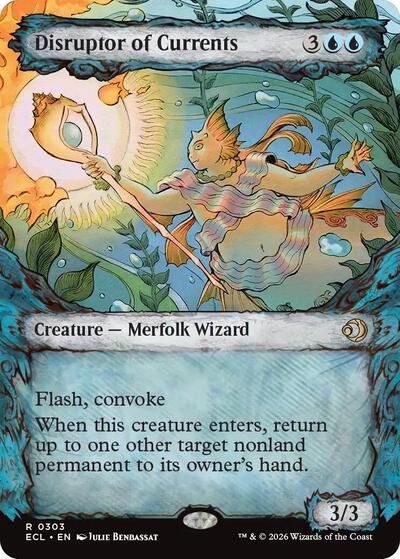 Disruptor of Currents (Showcase) (Lorwyn Eclipsed) Light Play