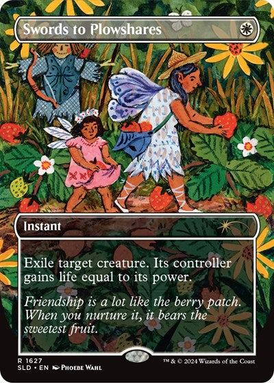 Swords to Plowshares (1627) (Secret Lair) Light Play