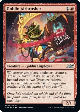 Goblin Airbrusher (Unfinity) Near Mint Foil