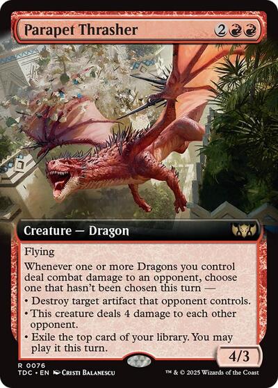 Parapet Thrasher  Extended Art|1|0|0.00