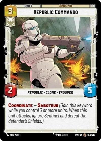 Republic Commando (Twilight of the Republic) Near Mint