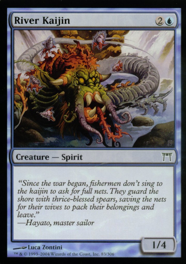 River Kaijin (Champions of Kamigawa) Light Play