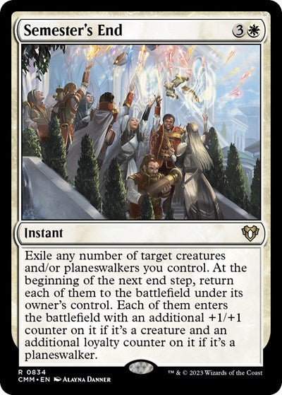 Semester's End (Commander Masters) Light Play