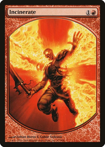 Incinerate (Promos: Magic Player Rewards) Medium Play