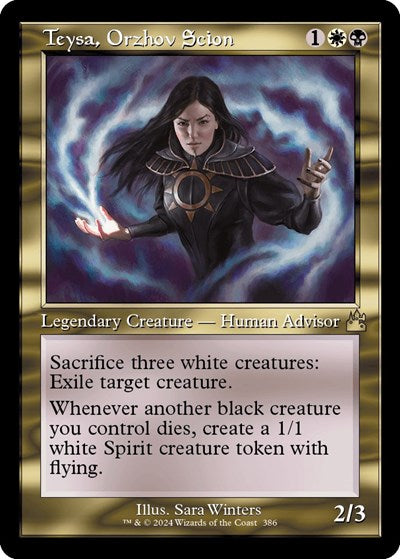 Teysa, Orzhov Scion (Retro Frame) (Ravnica Remastered) Light Play