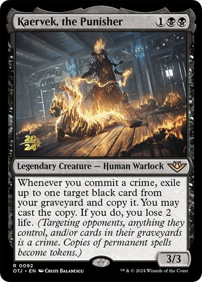 Kaervek, the Punisher (Promos: Prerelease Cards) Light Play Foil