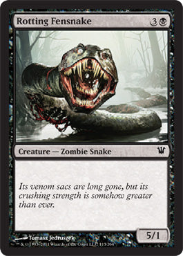 Rotting Fensnake (Innistrad) Medium Play