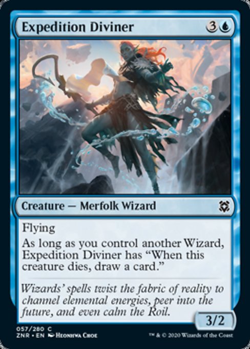 Expedition Diviner (Zendikar Rising) Light Play Foil