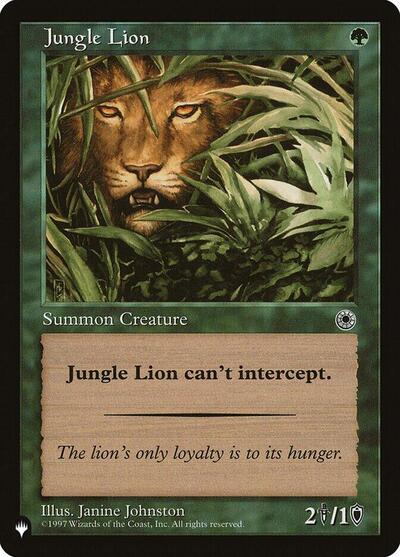 Jungle Lion|5|0|0.00