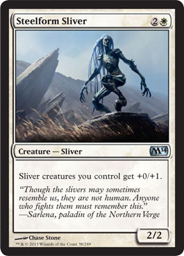 Steelform Sliver (Magic 2014 Core Set) Near Mint
