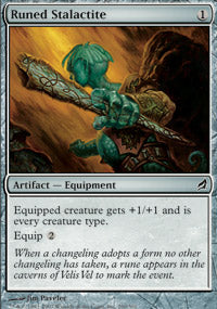 Runed Stalactite (Lorwyn) Light Play Foil