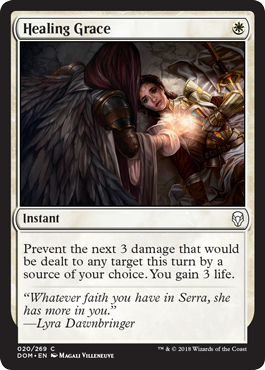 Healing Grace (Dominaria) Medium Play Foil