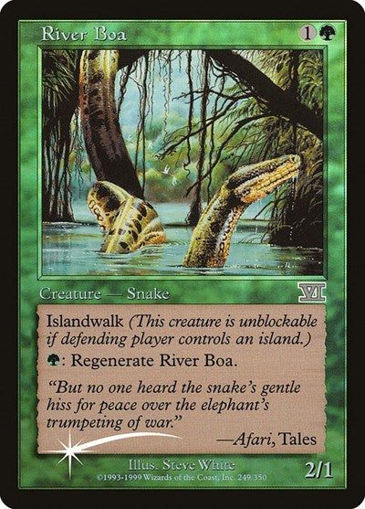 River Boa (Promos: FNM) Medium Play Foil