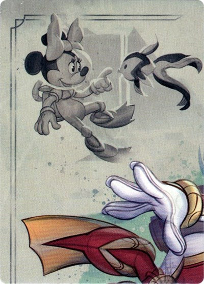 Minnie Mouse - Wide-Eyed Diver Puzzle Insert (Top Left) (Rise of the Floodborn) Near Mint