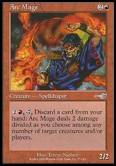 Arc Mage (Nemesis) Light Play Foil