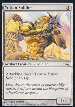 Yotian Soldier (Mirrodin) Light Play