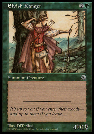 Elvish Ranger (Portal) Medium Play