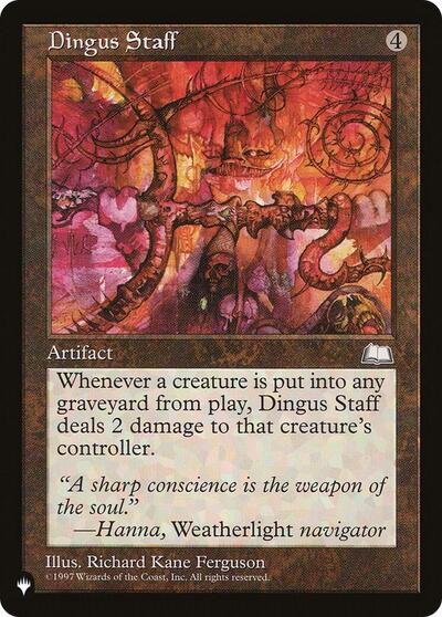 Dingus Staff (The List) Near Mint