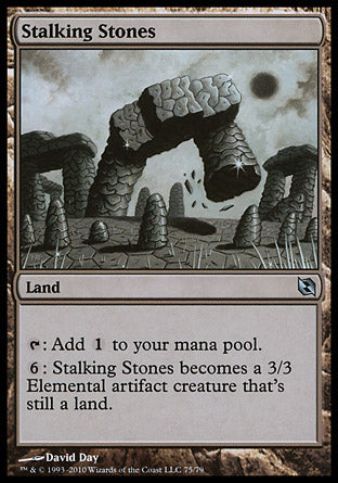 Stalking Stones (Duel Decks: Elspeth vs Tezzeret) Light Play