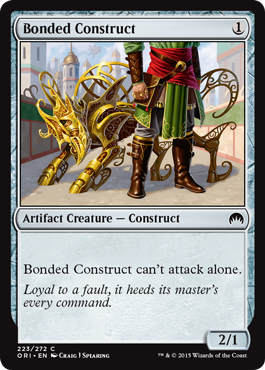 Bonded Construct (Magic Origins) Medium Play Foil
