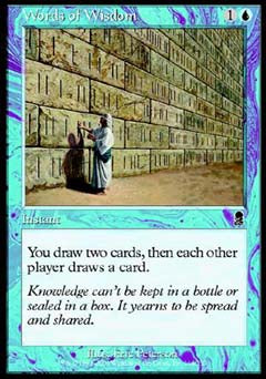 Words of Wisdom (Odyssey) Near Mint Foil