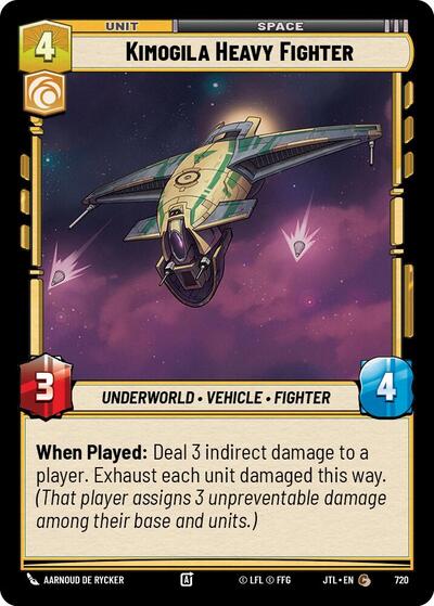 Kimogila Heavy Fighter (Foil) (Jump to Lightspeed) Near Mint Foil