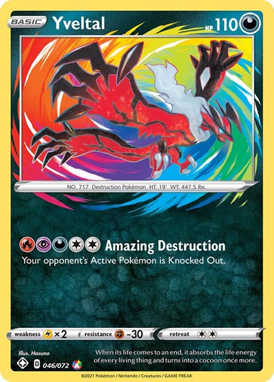 Yveltal (Shining Fates) Light Play Holofoil