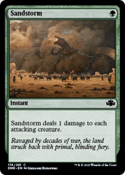 Sandstorm (Dominaria Remastered) Near Mint Foil