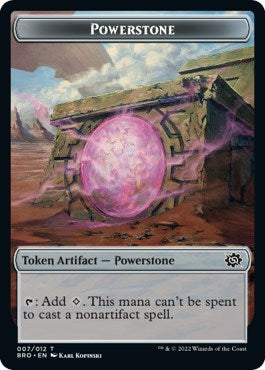Powerstone Token (The Brothers' War) Medium Play