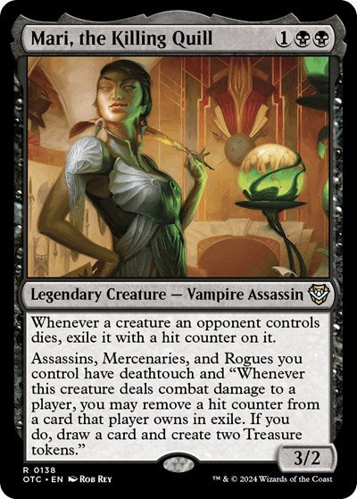 Mari, the Killing Quill (Commander: Outlaws of Thunder Junction) Light Play