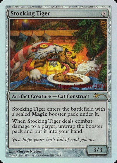 Stocking Tiger (Promos: Special Occasion) Light Play Foil