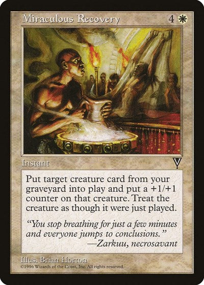 Miraculous Recovery (Visions) Medium Play